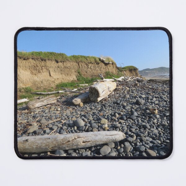 Item preview, Central Oregon Coast - Beach Rocks and Drift Wood From Winter Storm designed and sold by TechLaughs.
