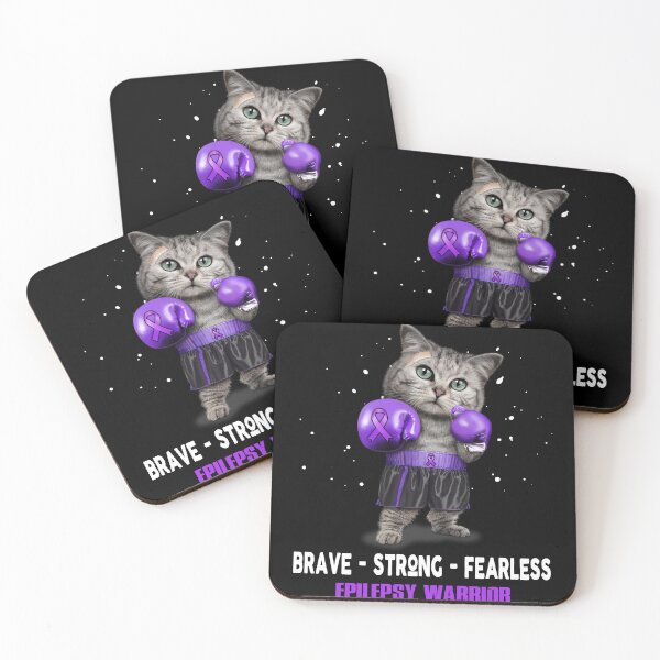 Item preview, Epilepsy Warrior - BRAVE STRONG FEARLESS designed and sold by Berriosly.