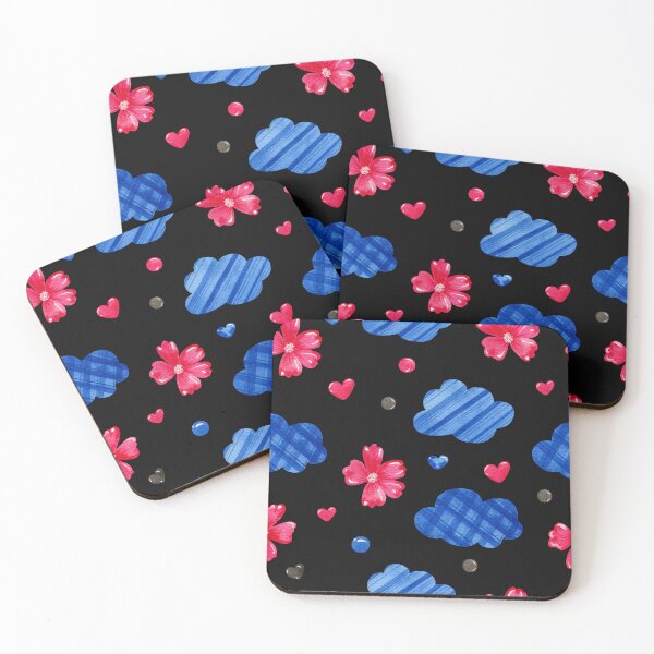 Item preview, Pink and blue pattern designed and sold by pinkyfish1010.
