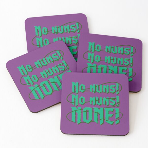 Item preview, No Nuns! (Green) designed and sold by spookyhobbit.