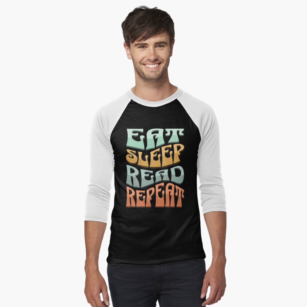 Item preview, Baseball ¾ Sleeve T-Shirt designed and sold by AstonishedCatCo.