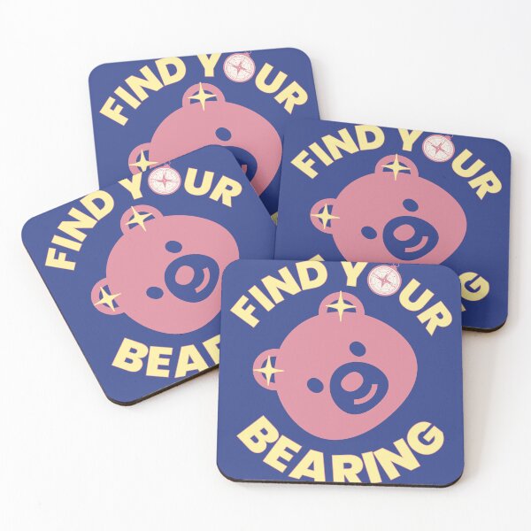 Item preview, Find Your Bearing, Funny Cute Pun designed and sold by vystudio.
