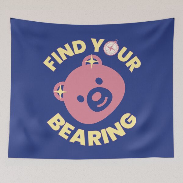 Item preview, Find Your Bearing, Funny Cute Pun designed and sold by vystudio.