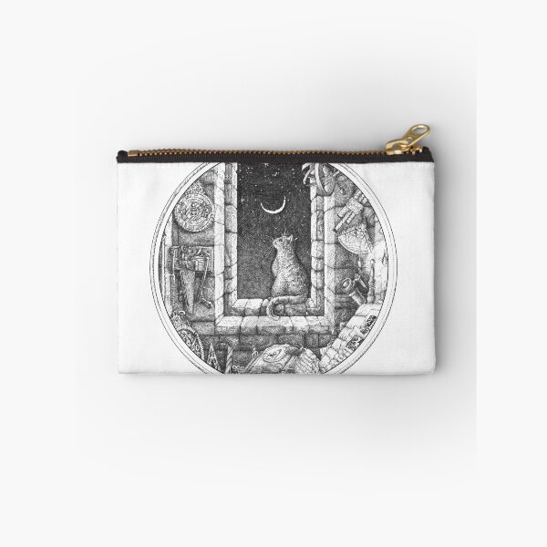 Item preview, The cat and the moon (Circular version) designed and sold by HSillustrator.