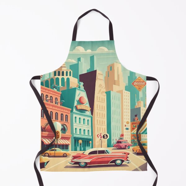 Item preview, Retro Cityscape 50s #2 designed and sold by Viktor Surzhko.