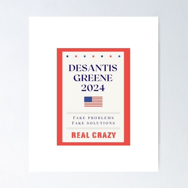 Item preview, Desantis Greene 2024 Real Crazy designed and sold by ToyoTees.