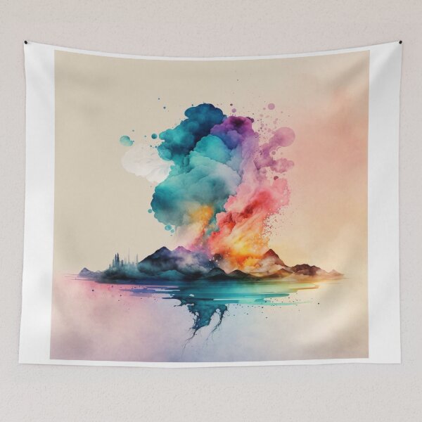 Item preview, Acuarela relajante #69 designed and sold by Avocado Design Studio.