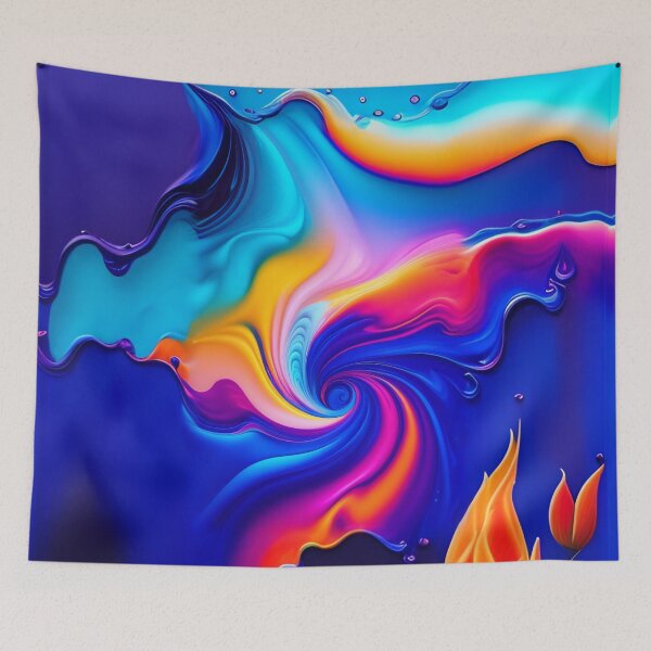 Item preview, Ice and Fire Flames of Color  designed and sold by Athena Milonas.