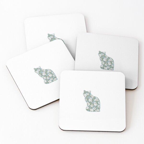 Item preview, Daisy Cat, Blue designed and sold by WhimsyLetters.