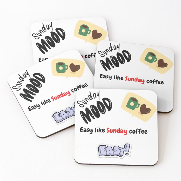 Item preview, Easy like sunday coffee designed and sold by Hichem Ben Boubaker.