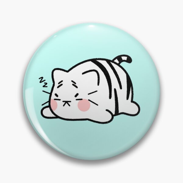 Item preview, Sleepy White Tiger designed and sold by FreshPond.