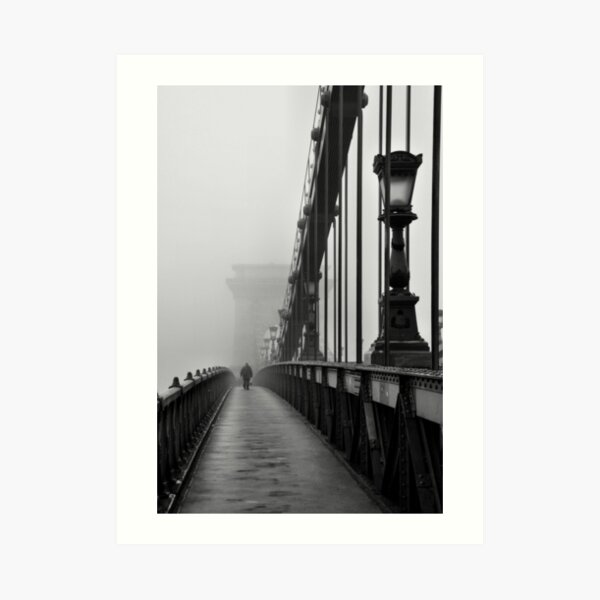 Chain Bridge Art Print