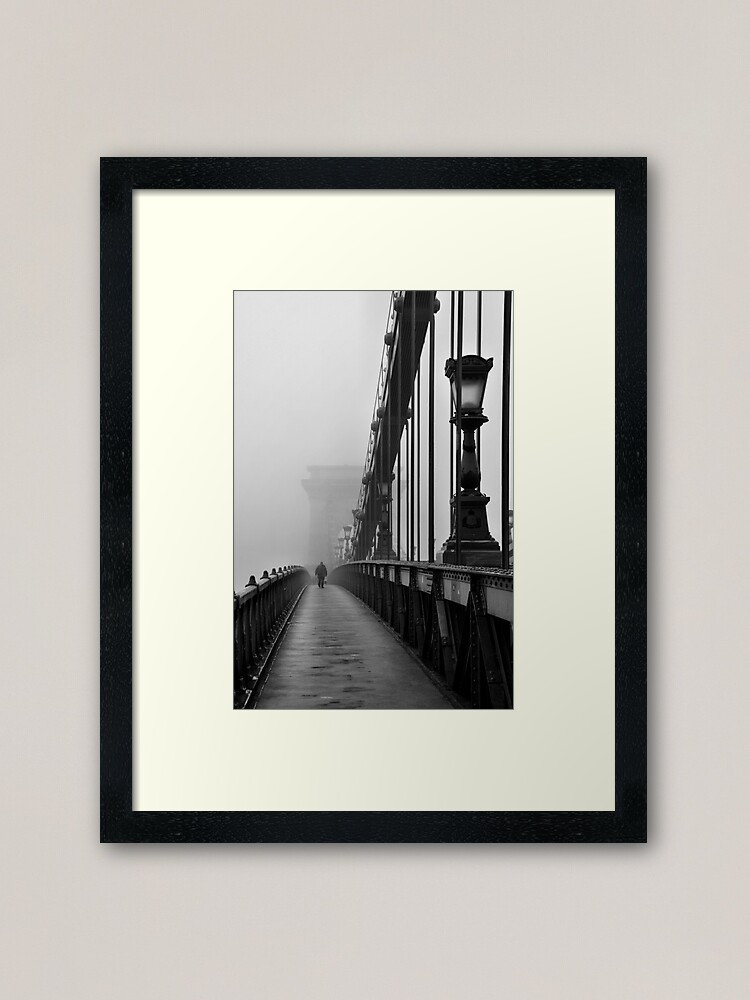 Alternate view of Chain Bridge Framed Art Print