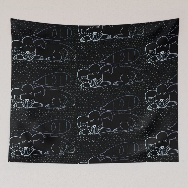 Item preview, LOL Black designed and sold by ARTIST99.