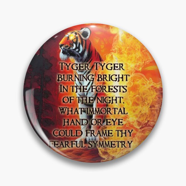 Item preview, Tyger Tyger burning bright designed and sold by JoanNinjaHen.