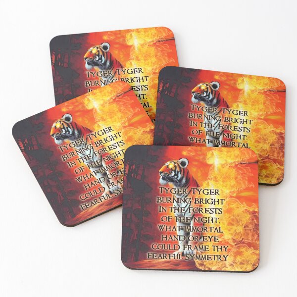 Item preview, Tyger Tyger burning bright designed and sold by JoanNinjaHen.