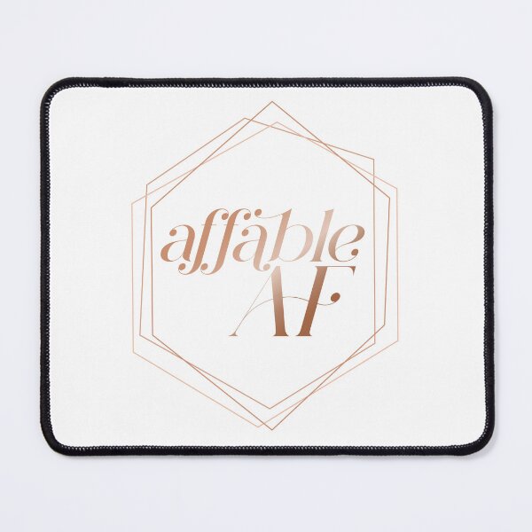 Item preview, Affable AF designed and sold by Birdbrook Academy.