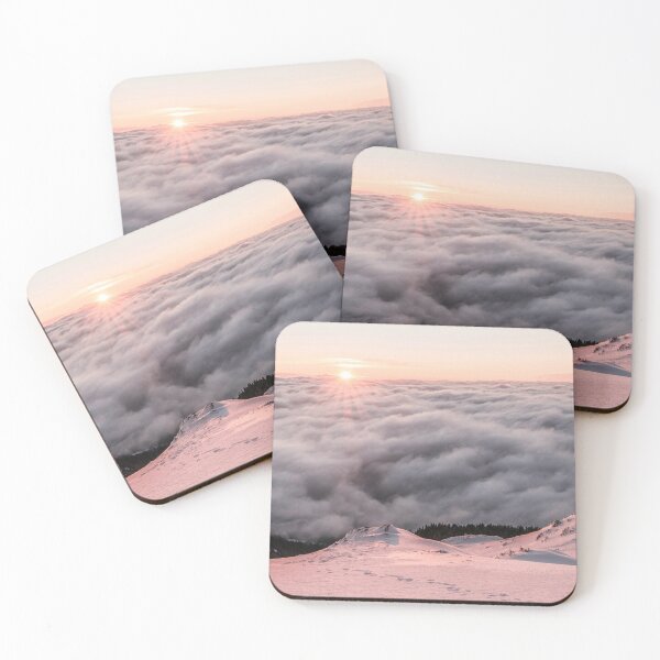 Item preview, Winter Mountains Sunset - Beautiful View designed and sold by Bekfles.