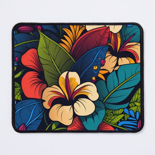 Item preview, Colourful bold tropical flower pattern #2 designed and sold by Christolamber.