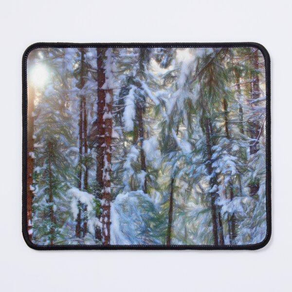 Item preview, A Fused Glow on a Snowy Scene designed and sold by Wayne King.