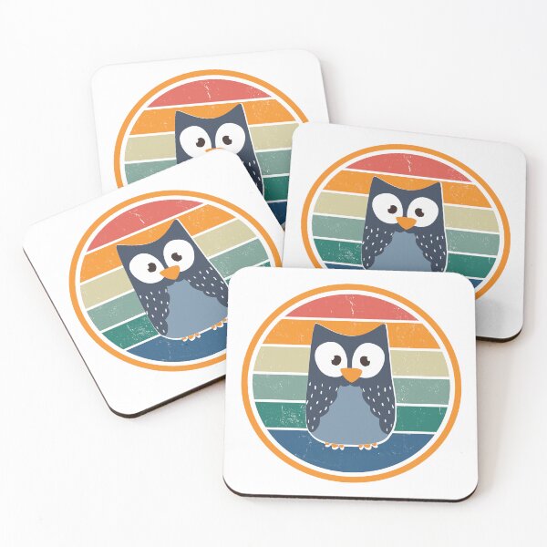 Item preview, Retro owl designed and sold by ShareJoy.