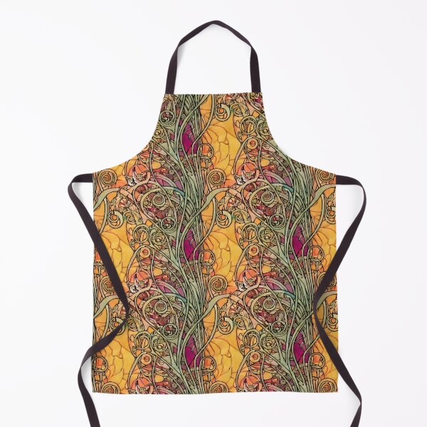 Item preview, Sunset Swirls Art Nouveau Floral designed and sold by laurabethlove.