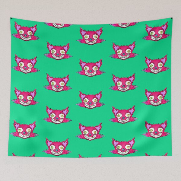 Item preview, cat sticker - psychedelic  designed and sold by Bunkwaa.