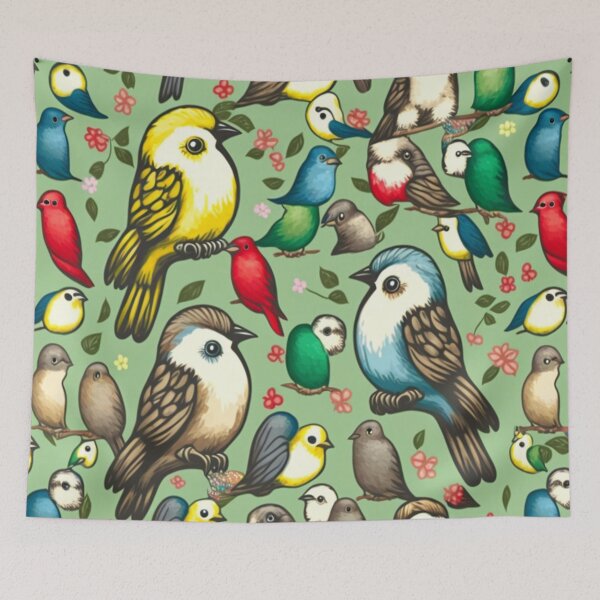 Item preview, Everybirdy Pattern designed and sold by EsotericFox.