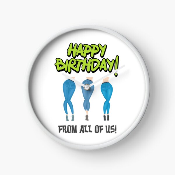 Item preview, Happy Birthday Naughty Witty Meme! Happy Birthday From All of Us designed and sold by JuxtaJoy Studios.