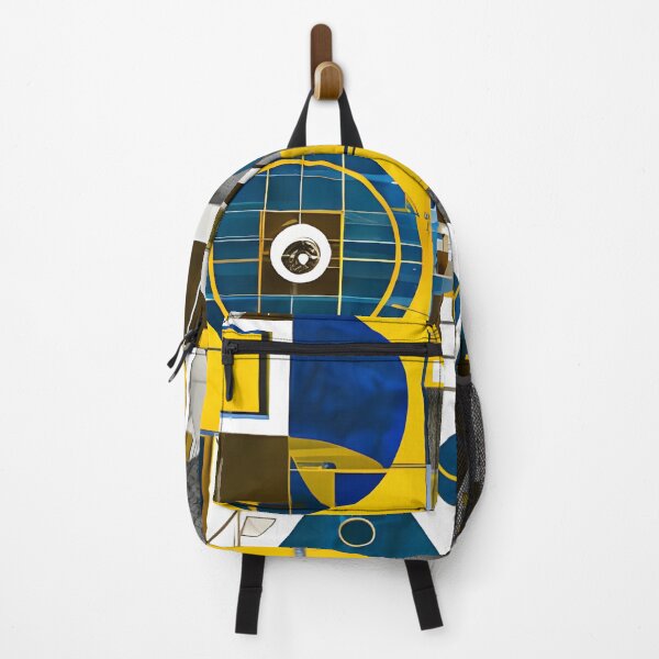Item preview, Abstract Sci-Fi collage Blue/Yellow designed and sold by FemmeDeTale.