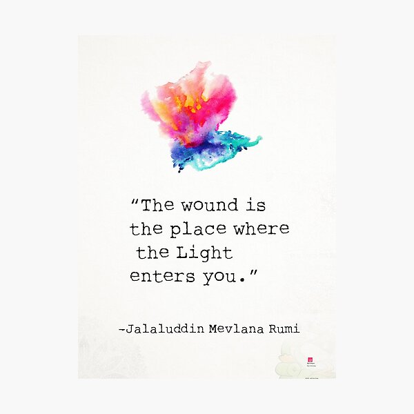 Item preview, Rumi quote 3 designed and sold by epicpaper quotes.