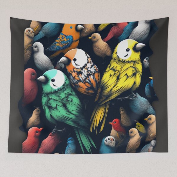 Item preview, Everybirdy Pattern designed and sold by EsotericFox.