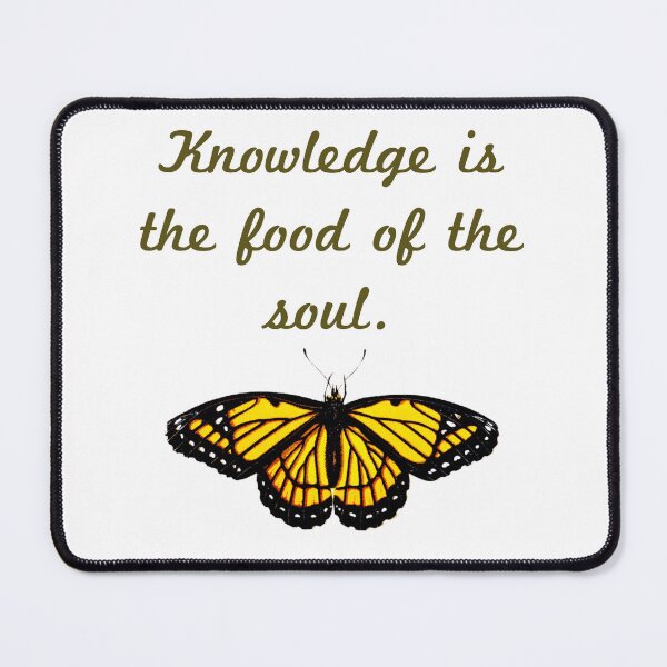 Item preview, Knowledge Is The Food Of The Soul designed and sold by CrankyOldDude.