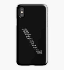 Unix Linux Programmer Sys Admin Sexy Shell Script T-Shirt iPhone Case