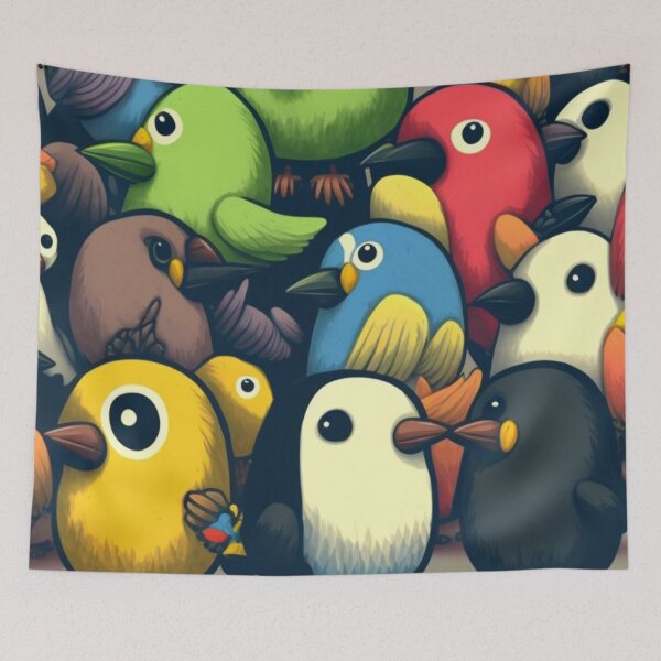 Item preview, Everybirdy Pattern designed and sold by EsotericFox.