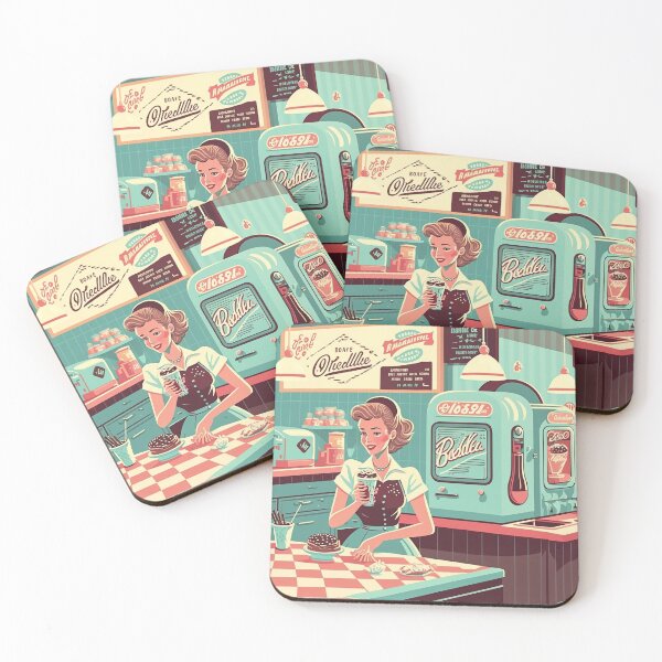 Item preview, Retro Diner 50s #1 designed and sold by Viktor Surzhko.
