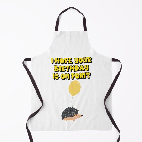 Item preview, I hope your birthday is on point- Funny Sarcastic Hedgehog Birthday Wishes designed and sold by JuxtaJoy Studios.
