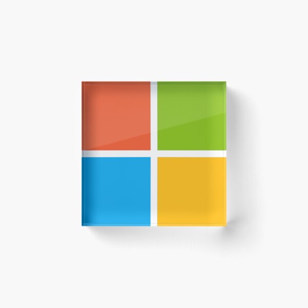 Microsoft Azure logo Acrylic Block