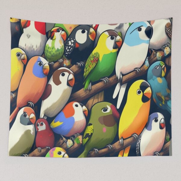 Item preview, Everybirdy Pattern designed and sold by EsotericFox.