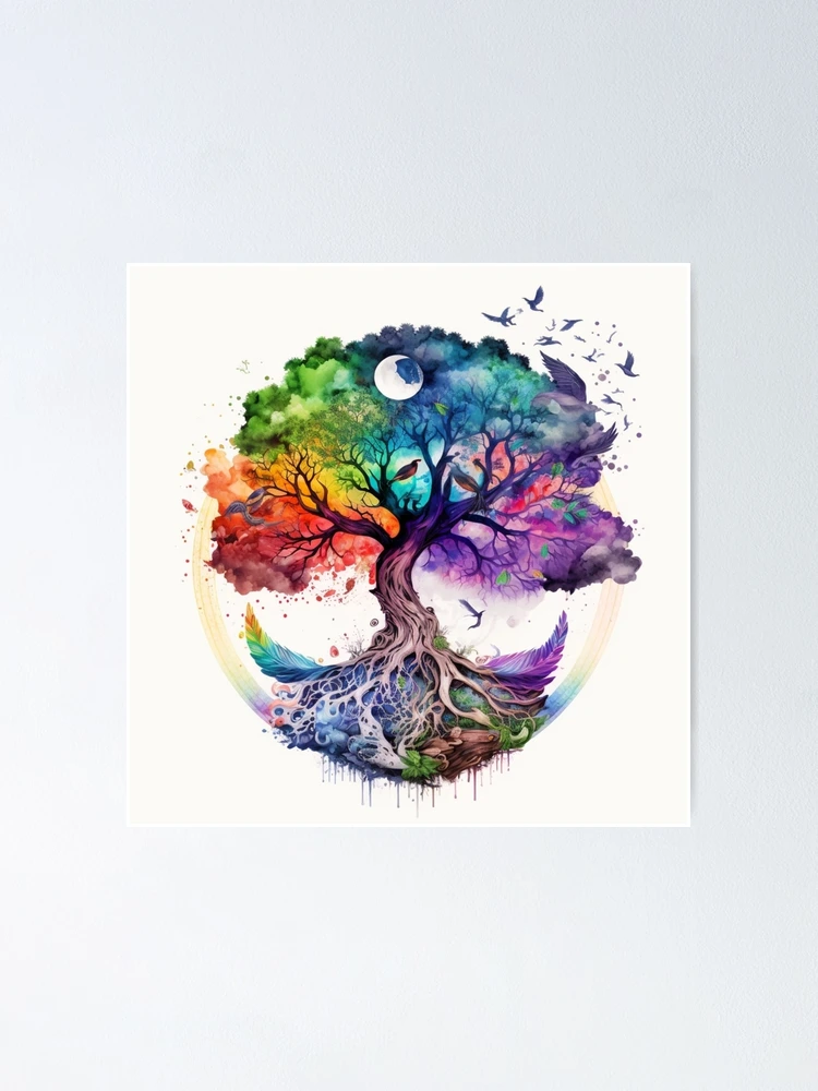 The Tree of Life” Colored Pencil Artwork – Wall of Wonders