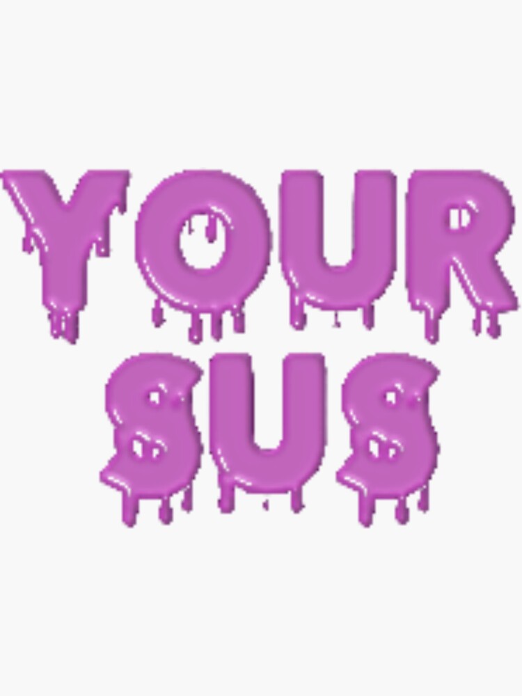 Youre Sus Emoji | Sticker