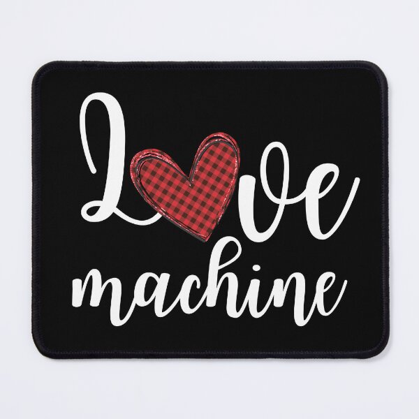 Item preview, Love machine - plaid Valentine's heart designed and sold by EvergreenWhimsy.