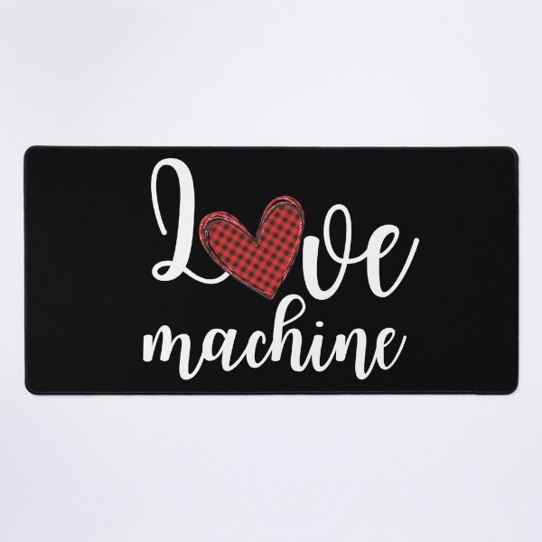 Item preview, Love machine - plaid Valentine's heart designed and sold by EvergreenWhimsy.