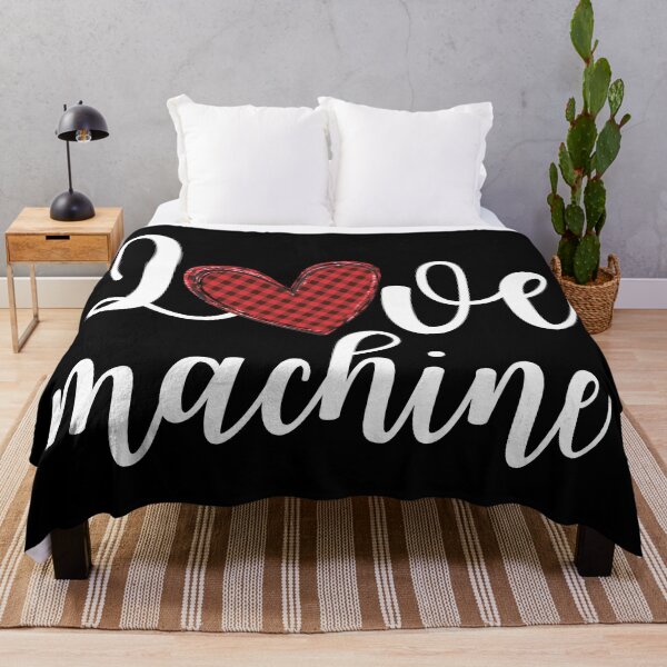 Item preview, Love machine - plaid Valentine's heart designed and sold by EvergreenWhimsy.