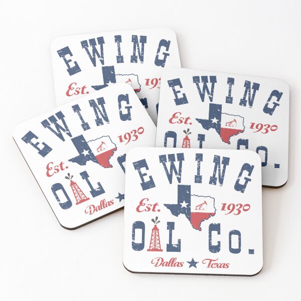 Item preview, Distressed Ewing Oil Company designed and sold by TeeArcade84.