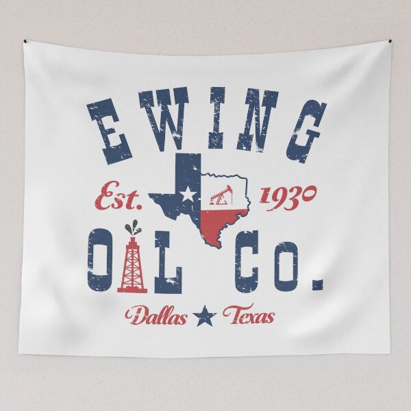 Item preview, Distressed Ewing Oil Company designed and sold by TeeArcade84.