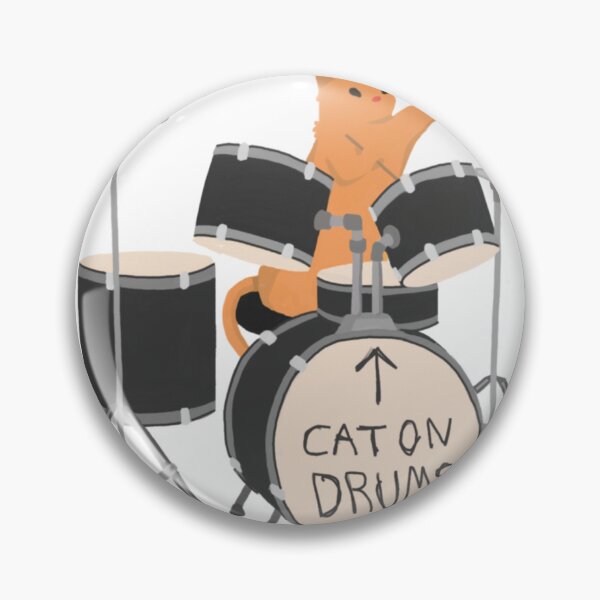 Item preview, Cat On Drums designed and sold by Willa Supple.