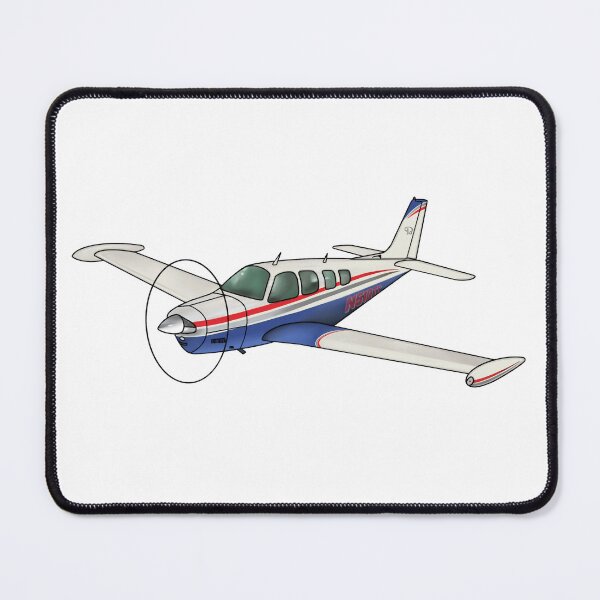 Item preview, Beechcraft A36 Bonanza Airplane Drawing designed and sold by RampRatGear.