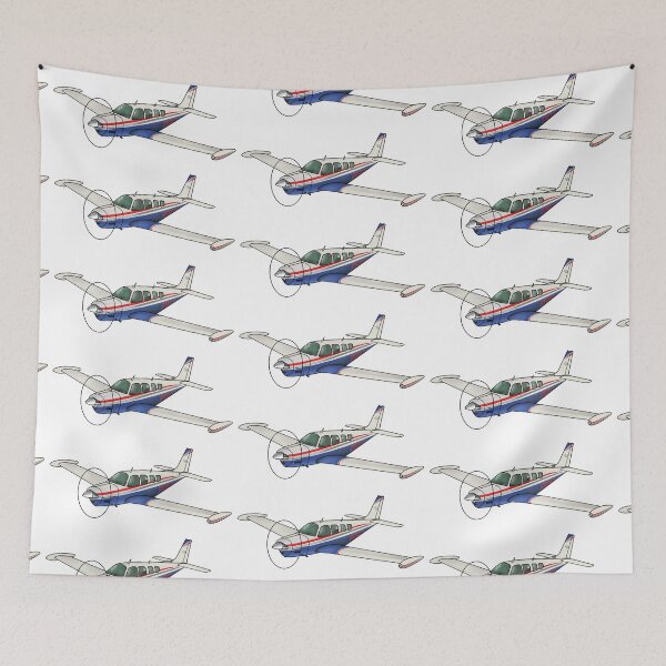 Item preview, Beechcraft A36 Bonanza Airplane Drawing designed and sold by RampRatGear.