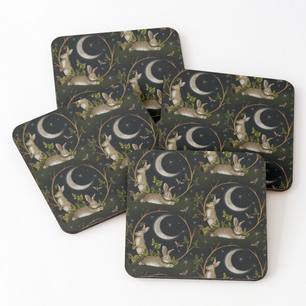 Item preview, Moon and Stars Rabbits designed and sold by somecallmebeth.